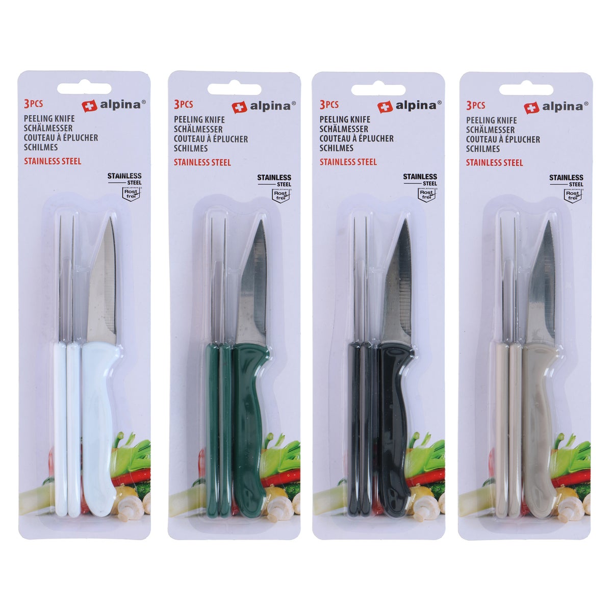 Schilmes 18 cm RVS 3 stuks Alpina Schilmes 18 cm RVS 3 stuks Alpina