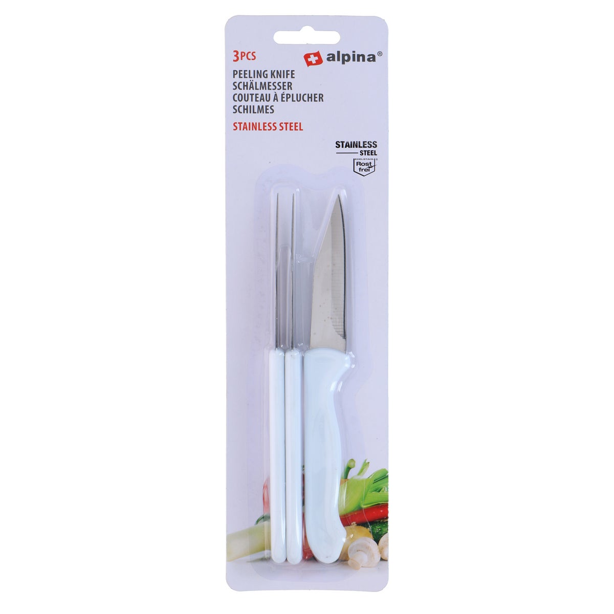 Schilmes 18 cm RVS 3 stuks Alpina Schilmes 18 cm RVS 3 stuks Alpina