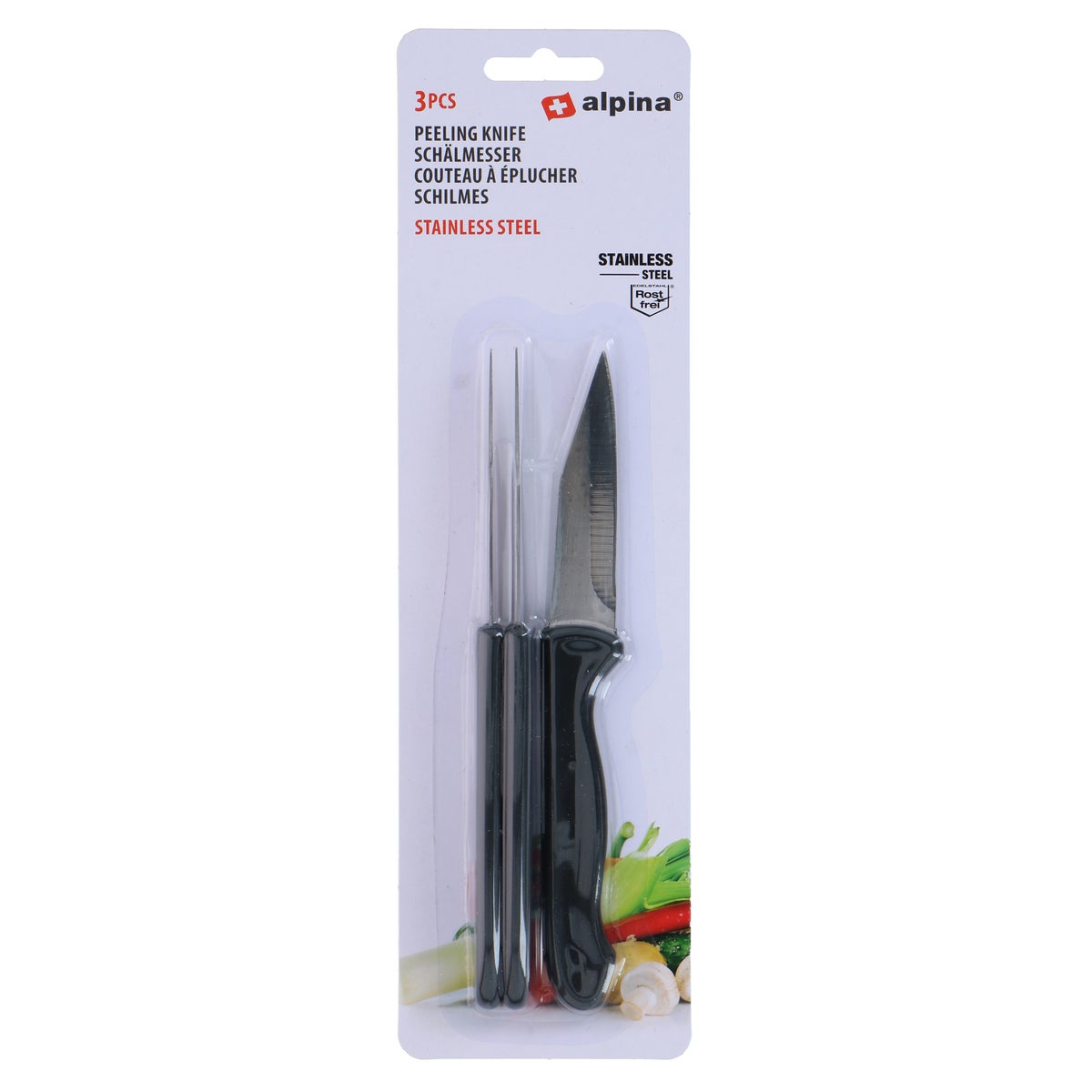 Schilmes 18 cm RVS 3 stuks Alpina Schilmes 18 cm RVS 3 stuks Alpina