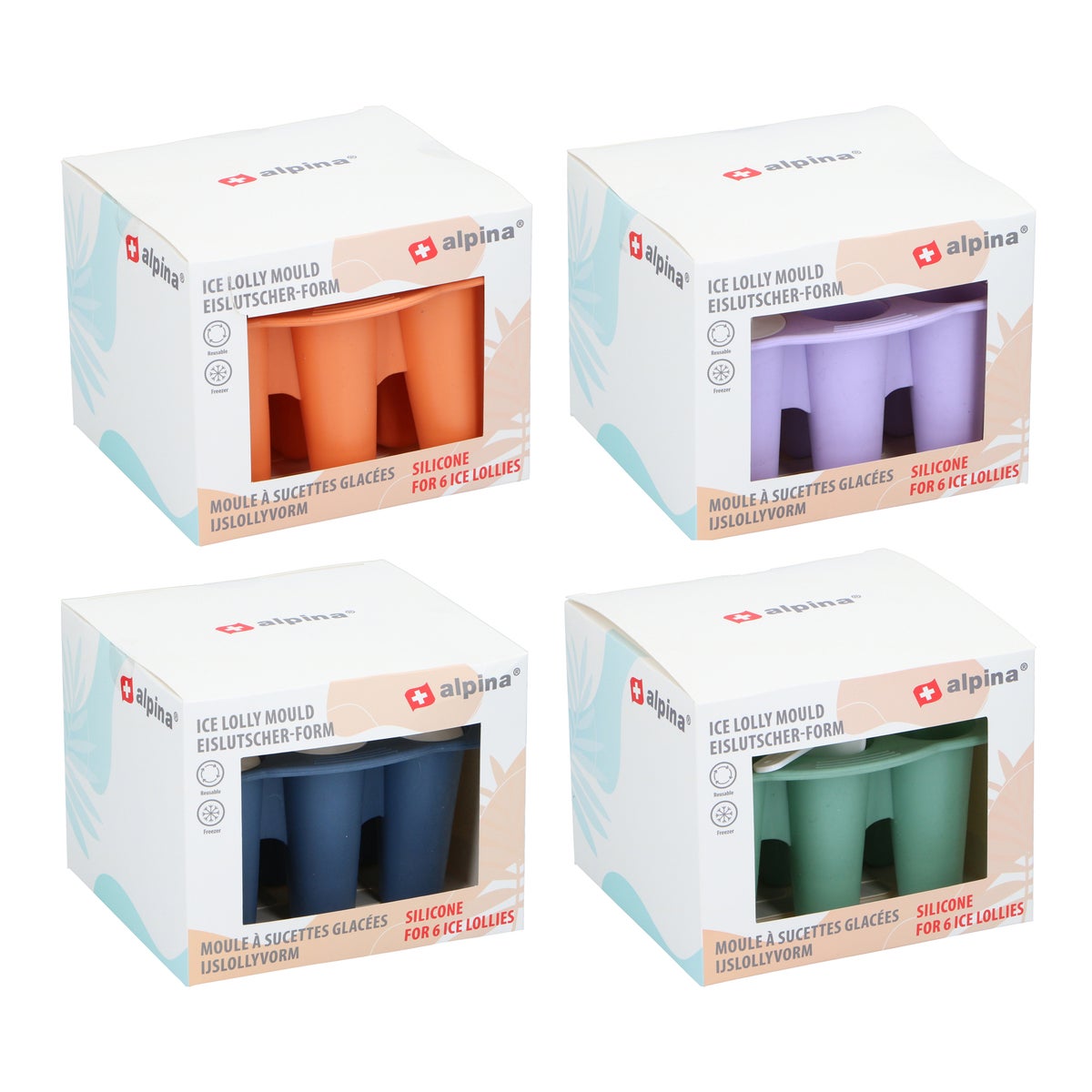 IJslollyvorm 185g assorti Alpina IJslollyvorm 185g assorti Alpina