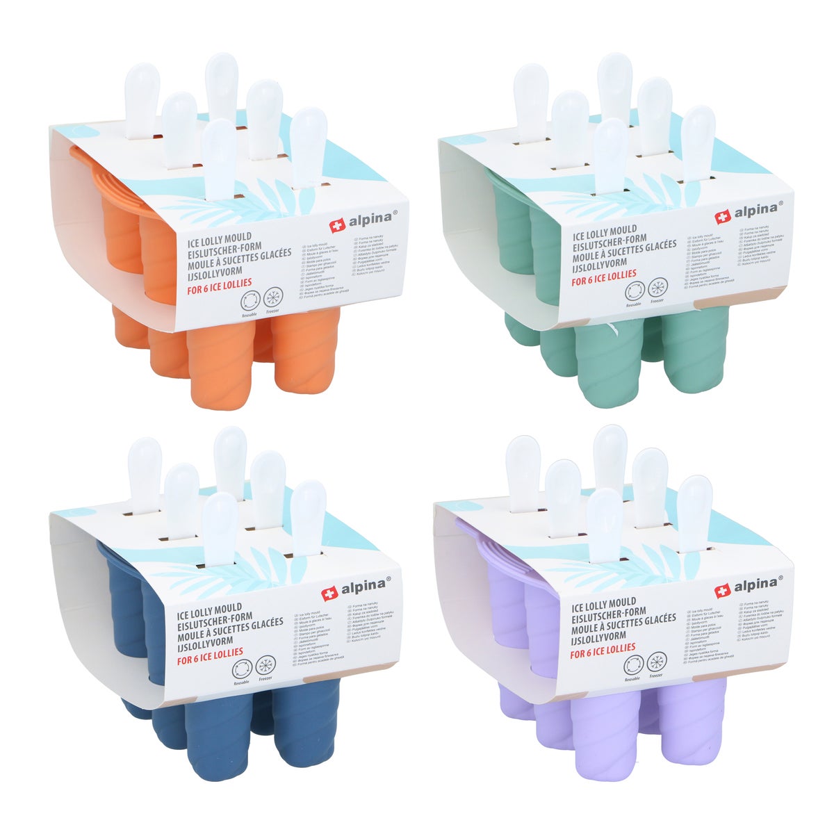 IJslollyvorm 210g assorti Alpina IJslollyvorm 210g assorti Alpina