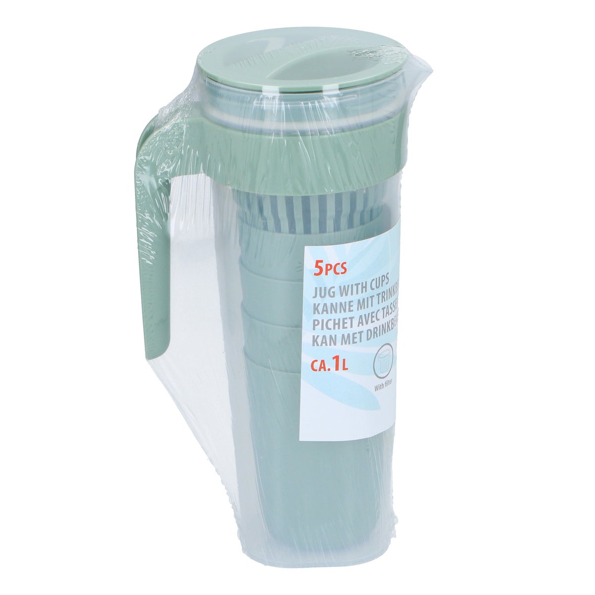 Kan + bekers 5-delig Alpina Kan + bekers 5-delig Alpina