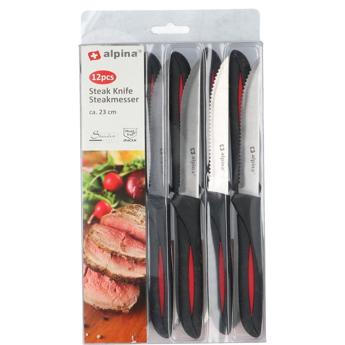 Steakmes 22,8 cm 12st. Alpina Steakmes 22,8 cm 12st. Alpina