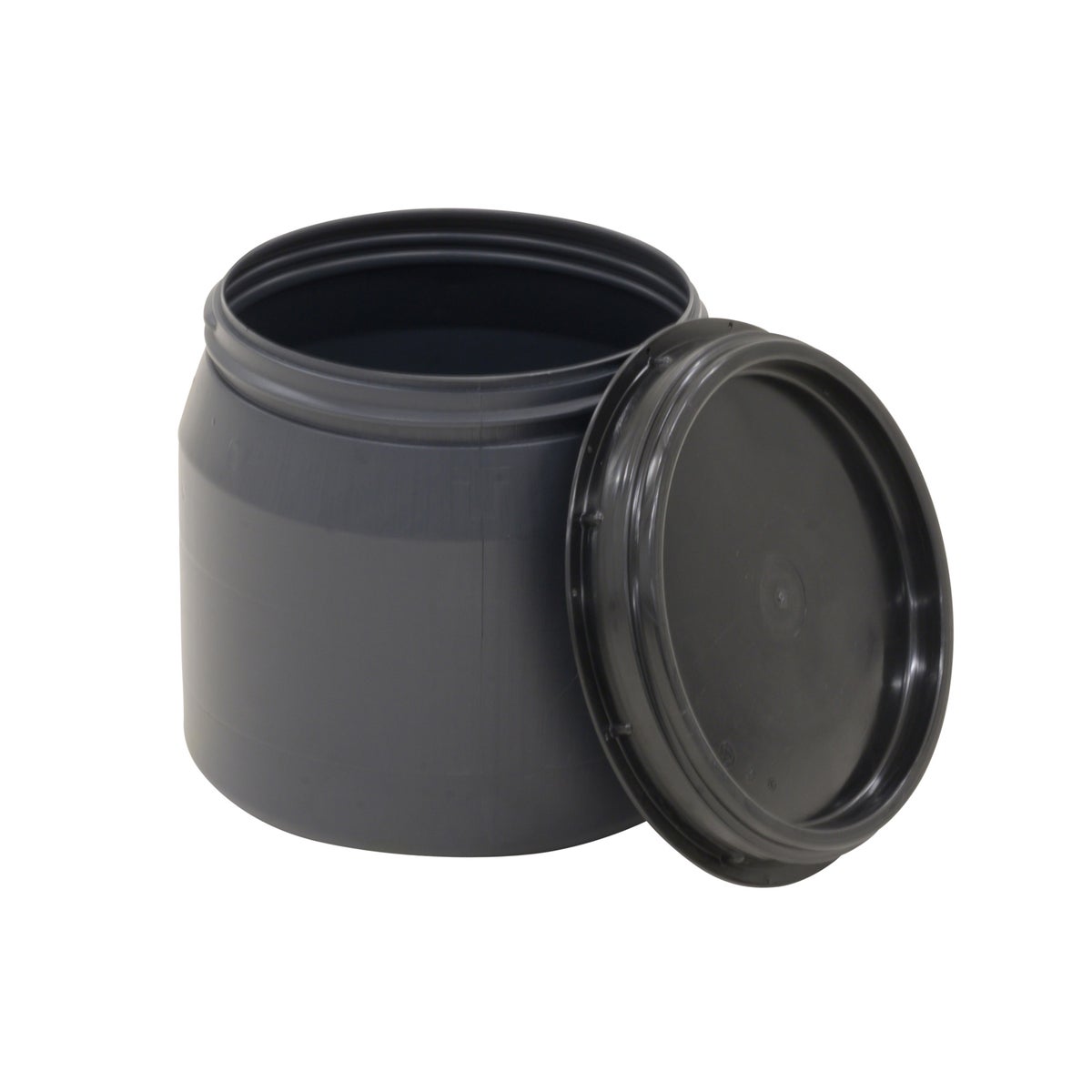 Voerton met schroefdeksel 25 L zwart Voerton met schroefdeksel 25 L zwart