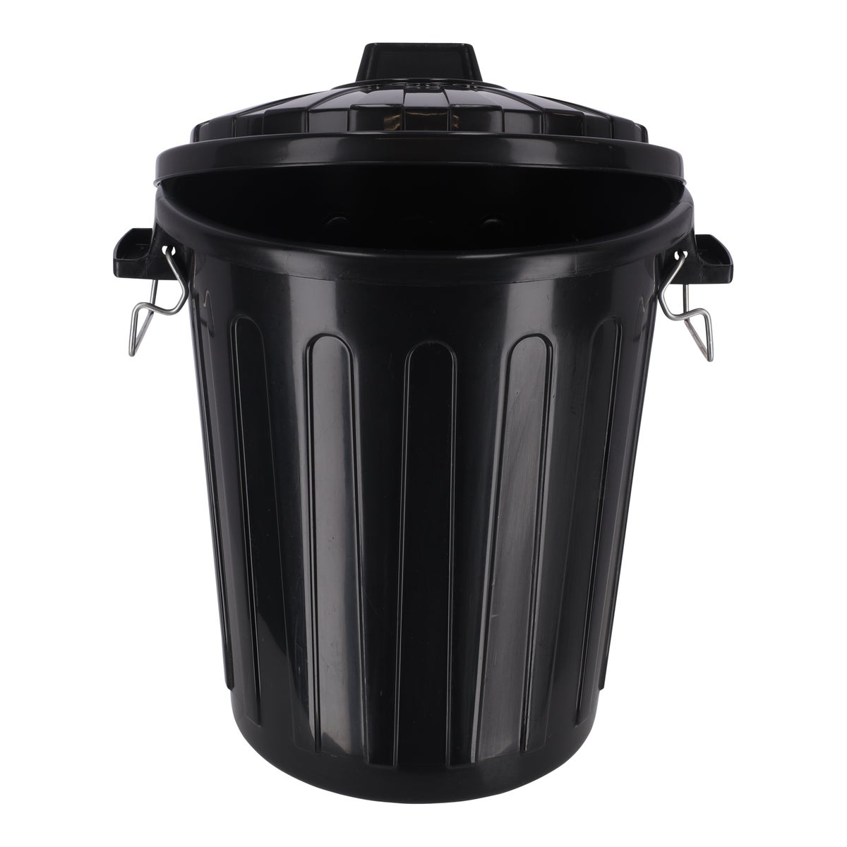 Ton met deksel zwart 70L Curver Ton met deksel zwart 70L Curver