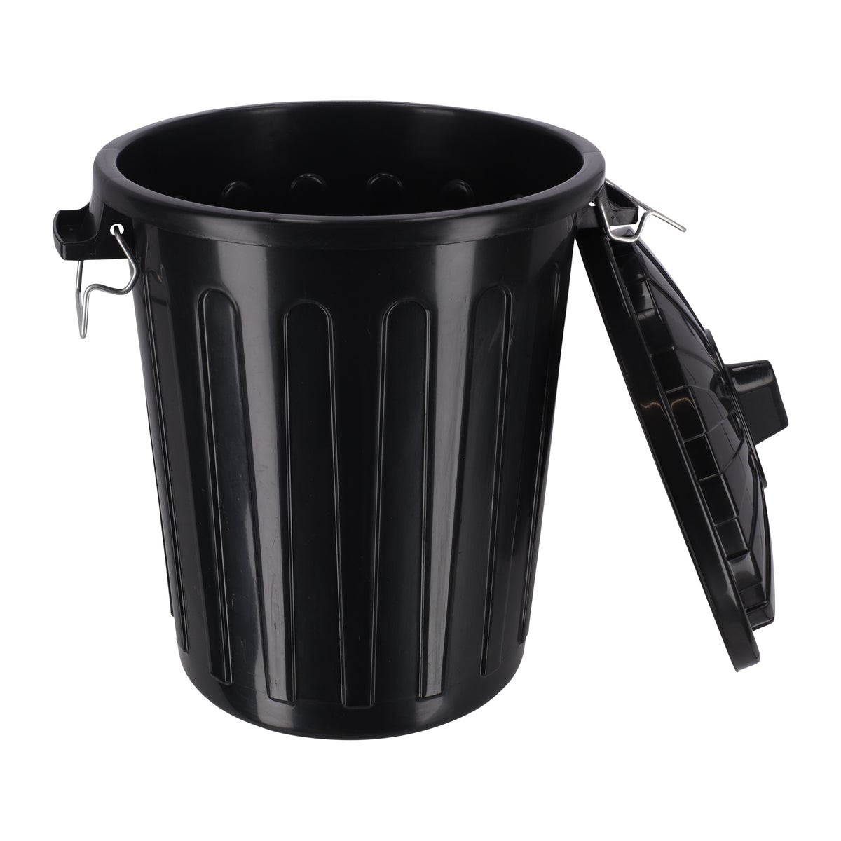 Ton met deksel zwart 23l Curver Ton met deksel zwart 23l Curver