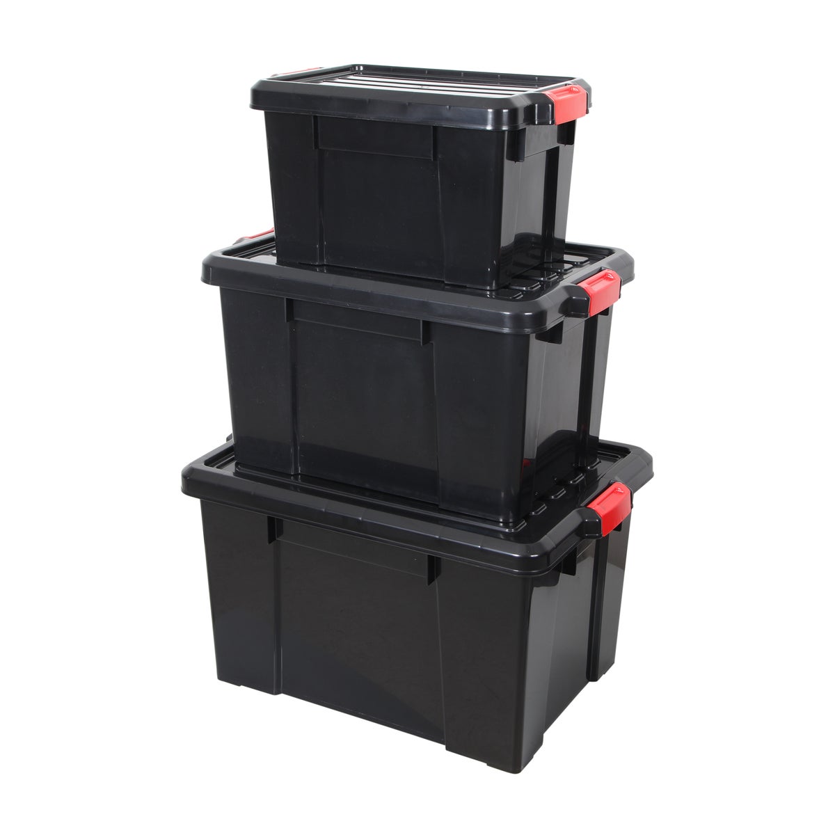 Opbergdoos robuust zwart 21L Opbergdoos robuust zwart 21L