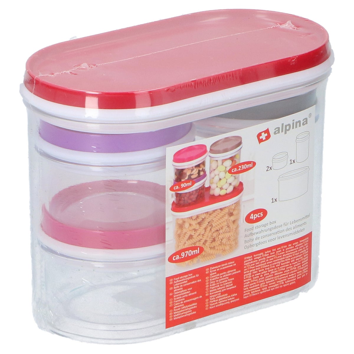 Opbergdoos 4st. PP Alpina Opbergdoos 4st. PP Alpina