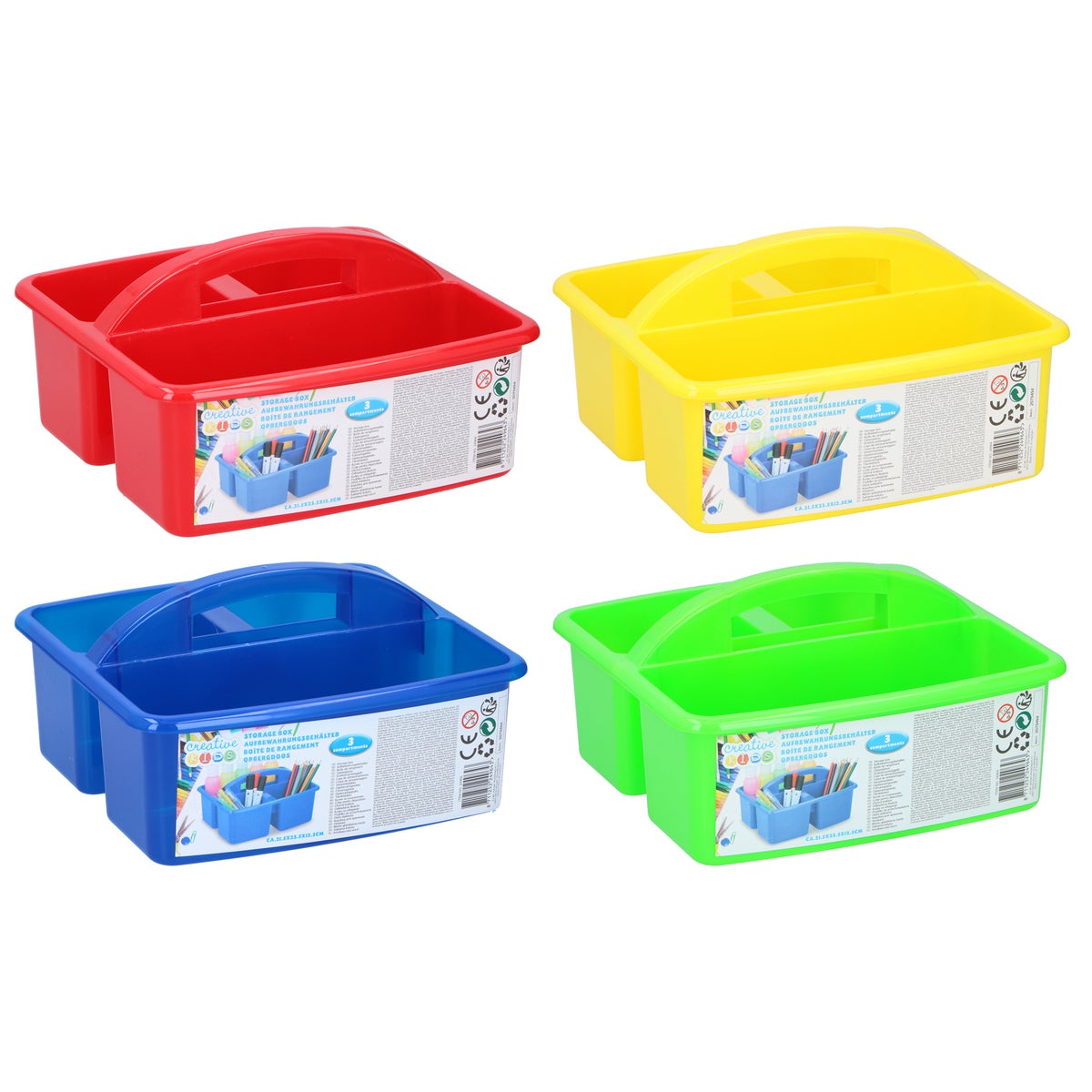 Opbergdoos 41,5x23,5x12,5cm assorti Opbergdoos 41,5x23,5x12,5cm assorti