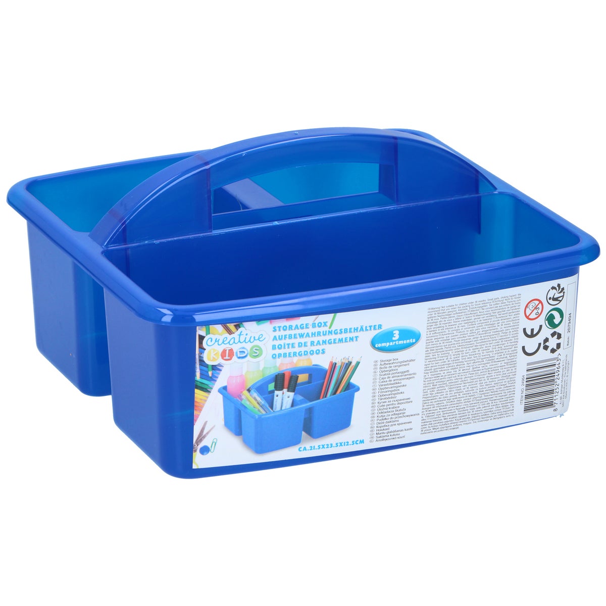 Opbergdoos 41,5x23,5x12,5cm assorti Opbergdoos 41,5x23,5x12,5cm assorti