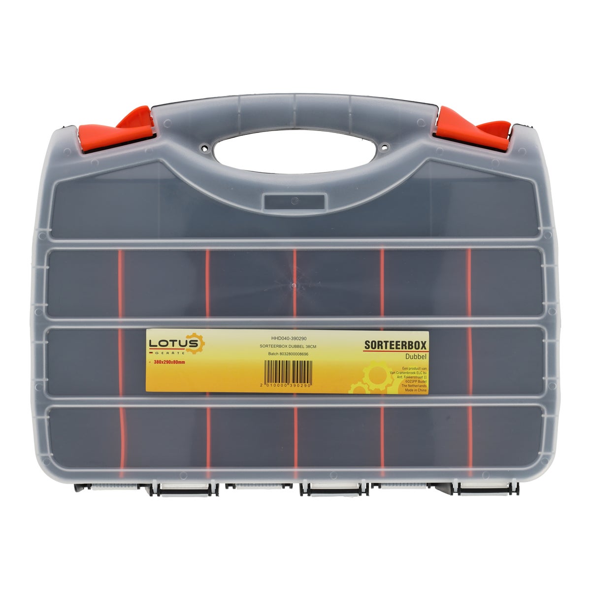 Sorteerbox dubbel 38cm Sorteerbox dubbel 38cm