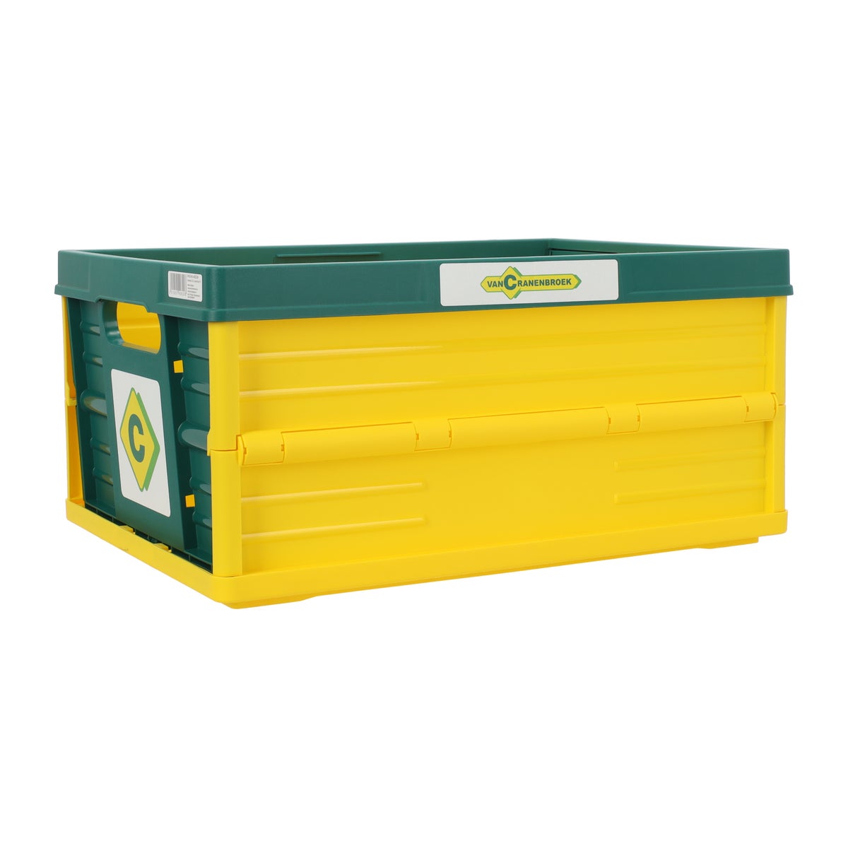 Vouwkrat 32L groen/geel VC Vouwkrat 32L groen/geel VC