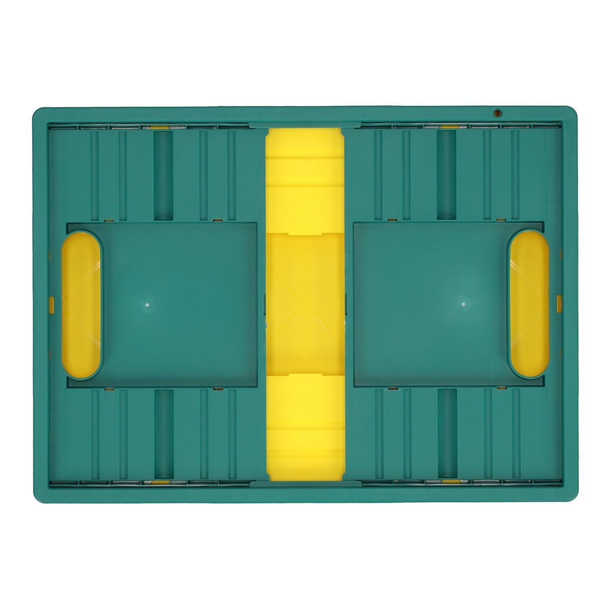 Vouwkrat 32L groen/geel VC Vouwkrat 32L groen/geel VC