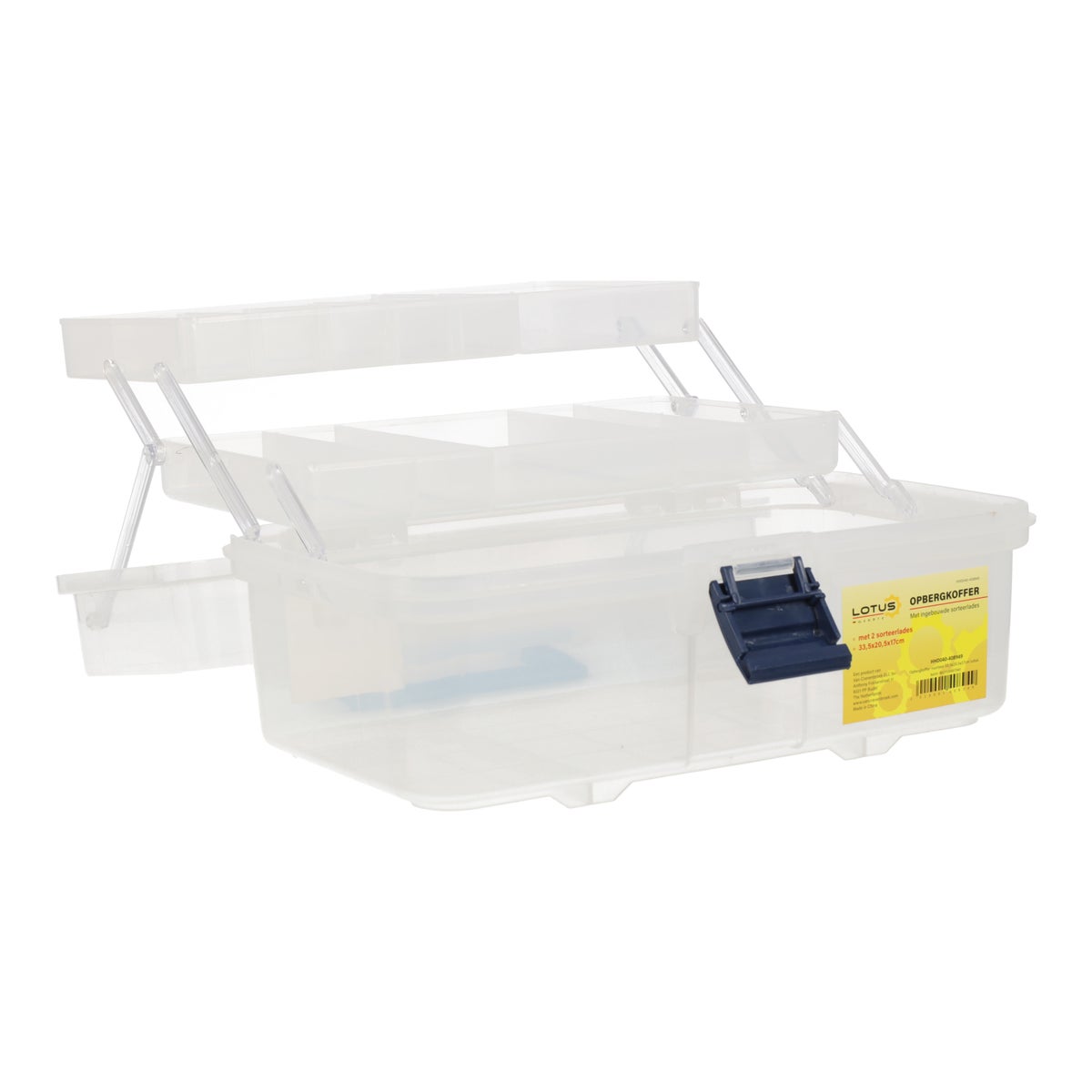 Opbergkoffer +sorteer 33,5x20.5x17cm Lotus Opbergkoffer +sorteer 33,5x20.5x17cm Lotus