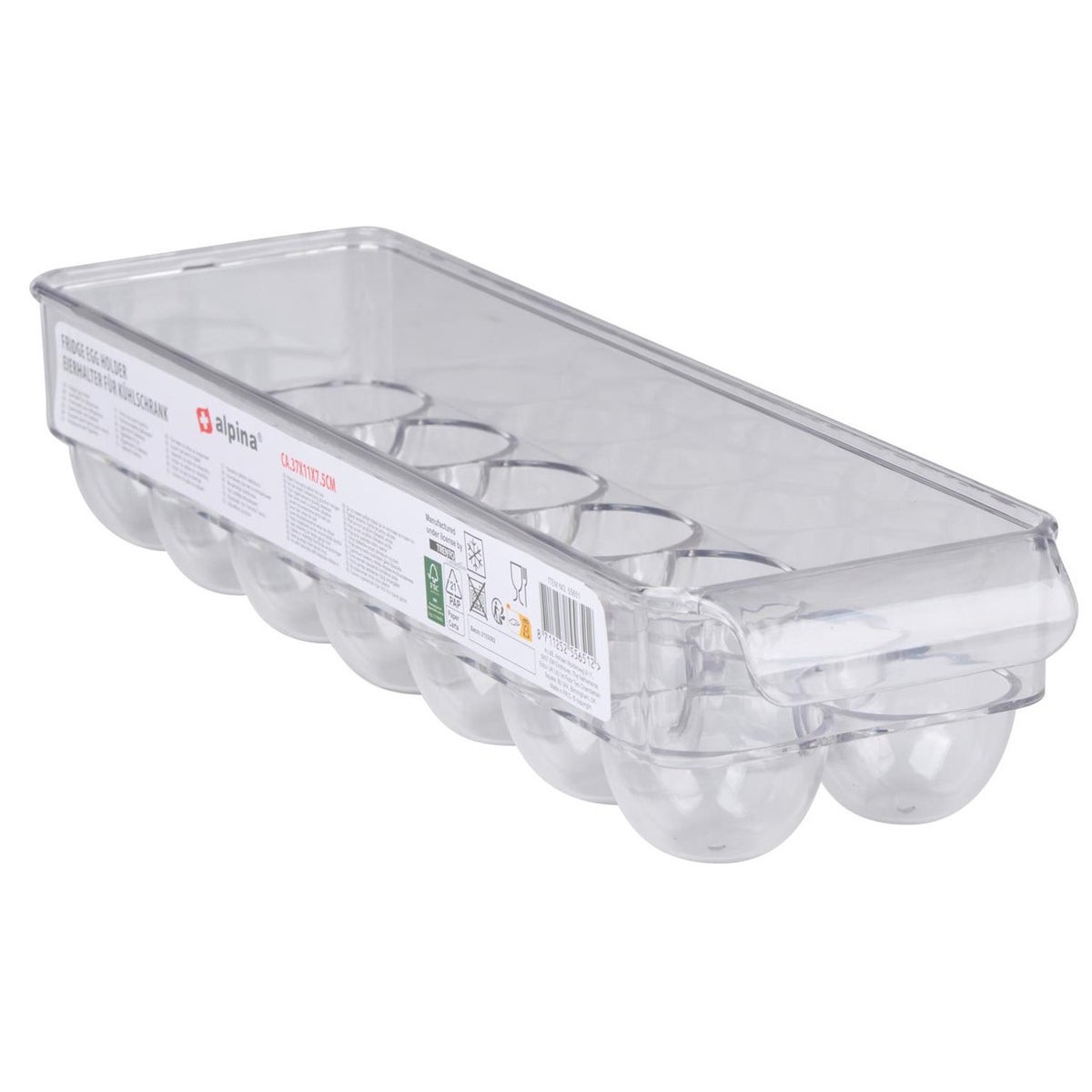 Opbergbak 37 x 11 x 7,5 cm koelkast Alpina Opbergbak 37 x 11 x 7,5 cm koelkast Alpina