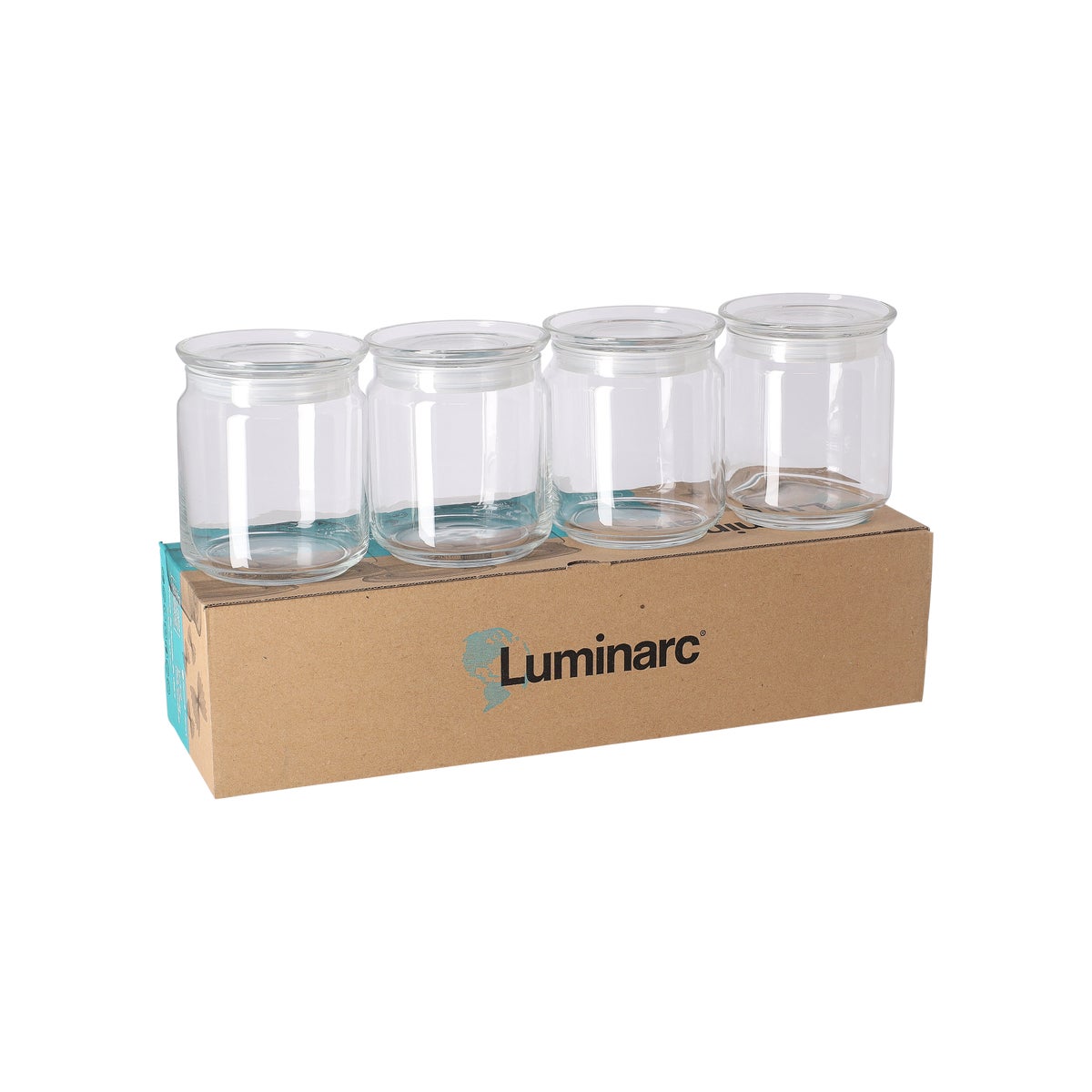 Voorraadpot 4x 0,75l Luminarc 4pcs Voorraadpot 4x 0,75l Luminarc 4pcs