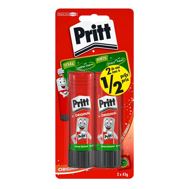Lijm original 2x43 Pritt Lijm original 2x43 Pritt