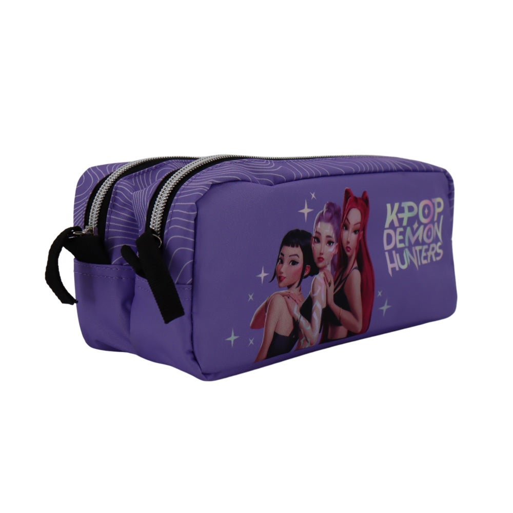 Etui dubbel KPOP Demon Hunters paars Etui dubbel KPOP Demon Hunters paars