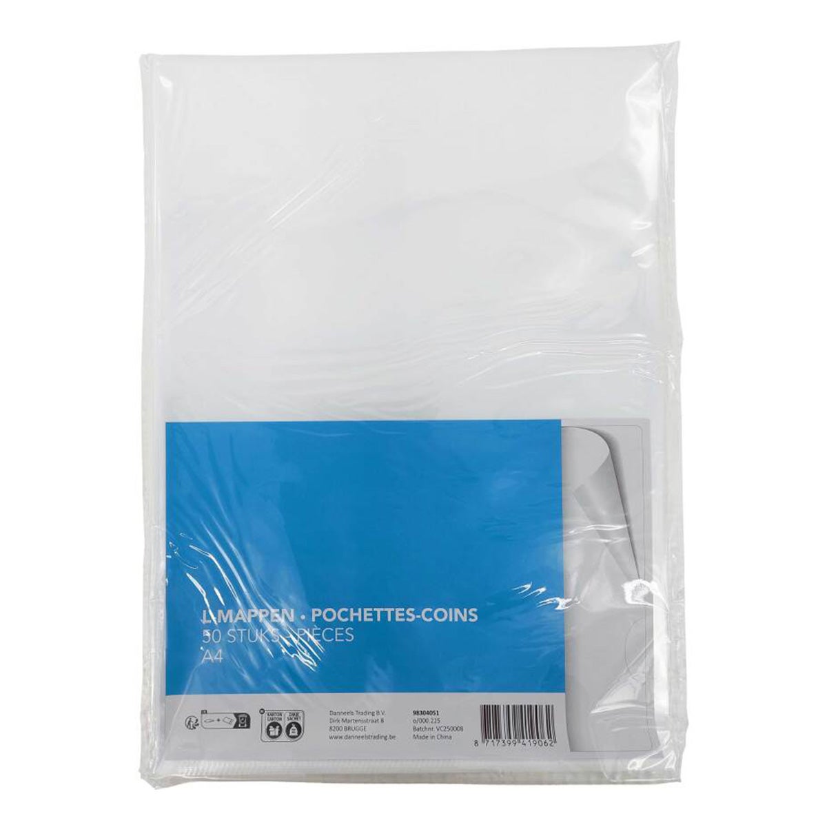 Zichtmap A4 glad 50st. Zichtmap A4 glad 50st.