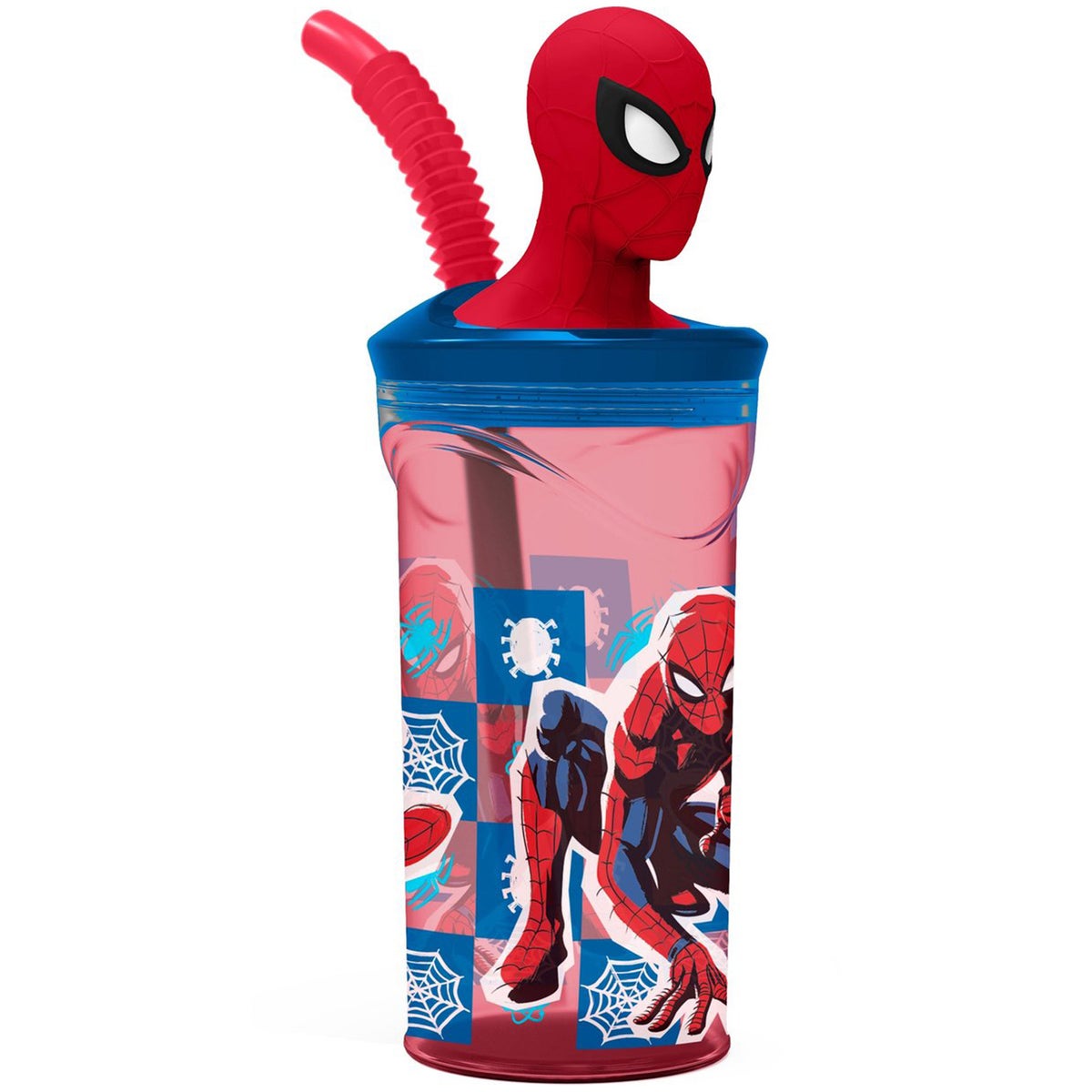 Spiderman 3D-figuur beker 360ml Spiderman 3D-figuur beker 360ml