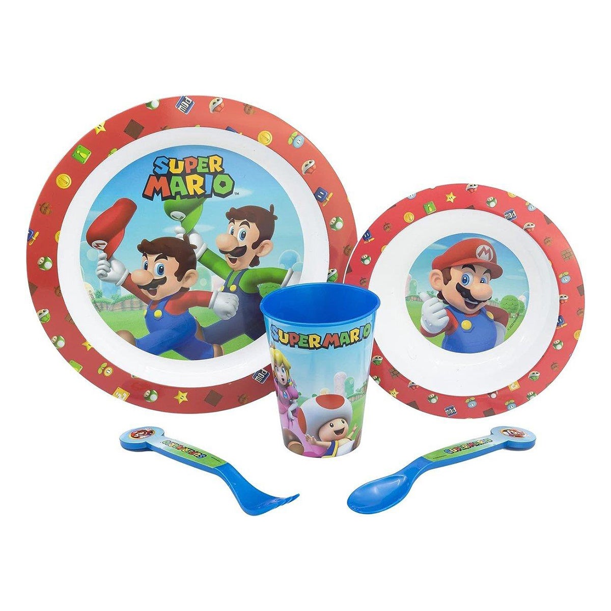 Microset 5-delig Mario Bros Microset 5-delig Mario Bros