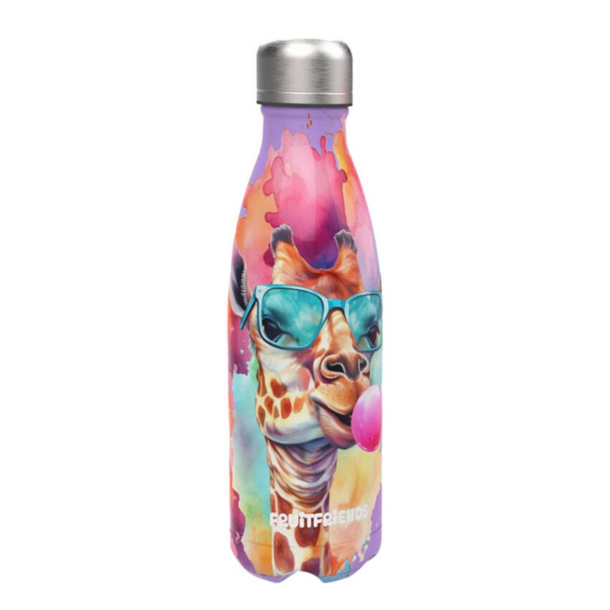 Drinkfles RVS giraffe Drinkfles RVS giraffe