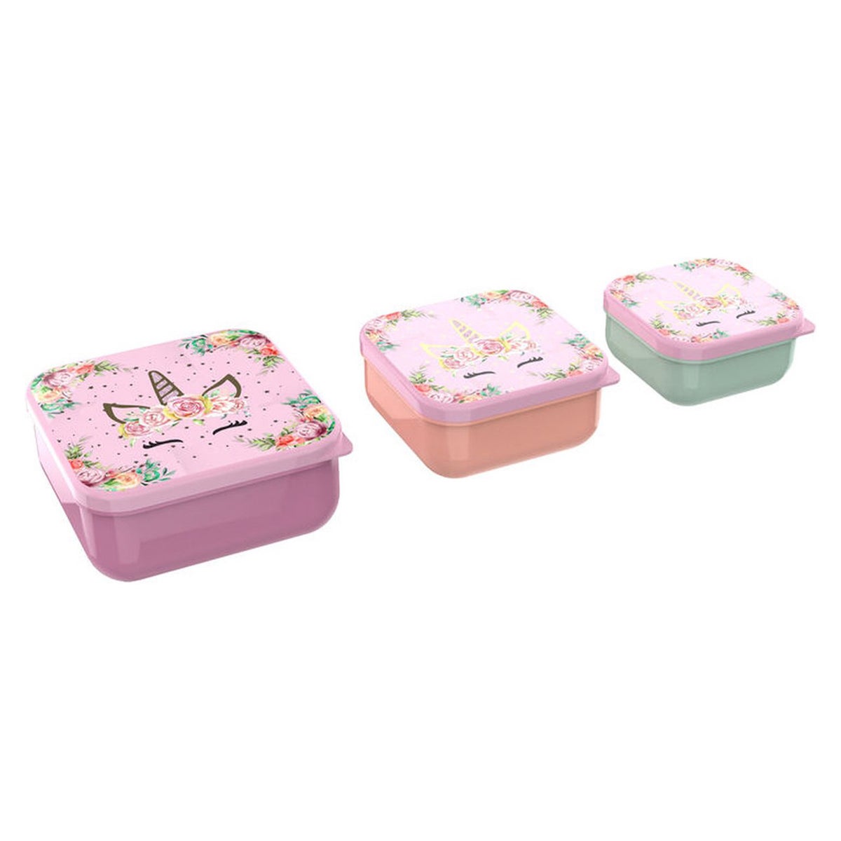 3-in-1 doosje unicorn flower 3-in-1 doosje unicorn flower