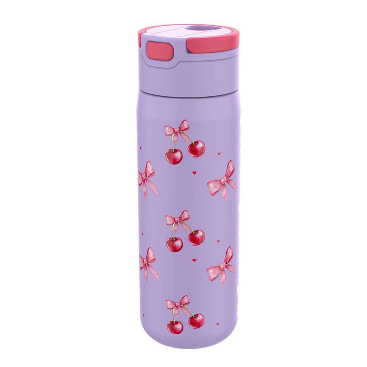 Waterfles RVS Lunch Buddies Cherry Waterfles RVS Lunch Buddies Cherry