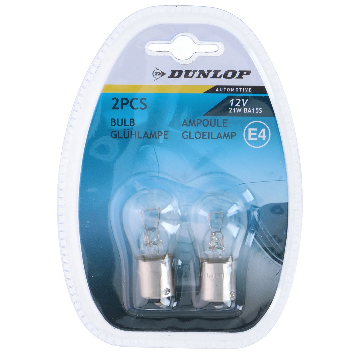 Autolamp BA15S 21W 2 stuks Dunlop Autolamp BA15S 21W 2 stuks Dunlop