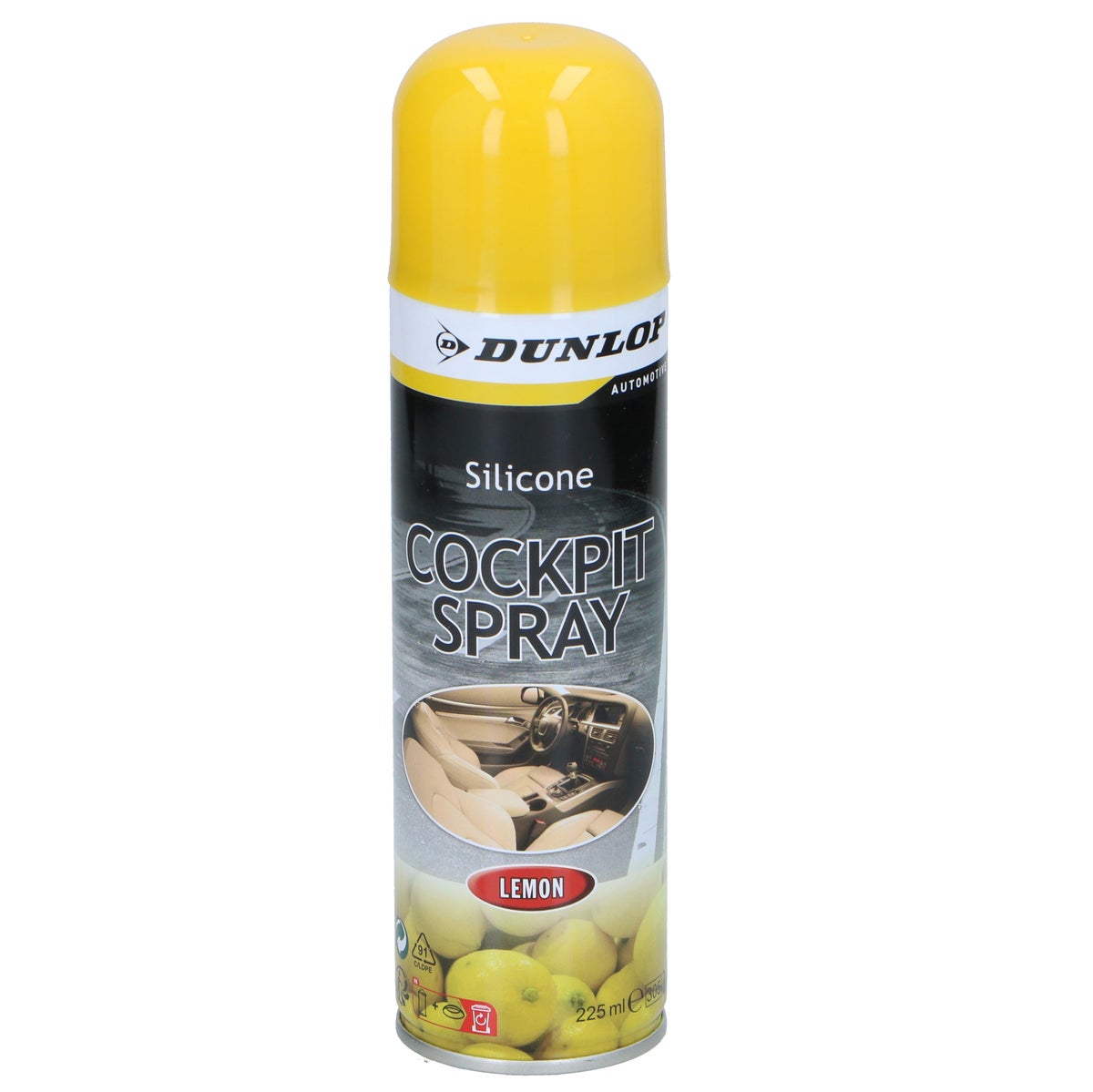 Cockpit spray 225ml assorti Dunlop Cockpit spray 225ml assorti Dunlop