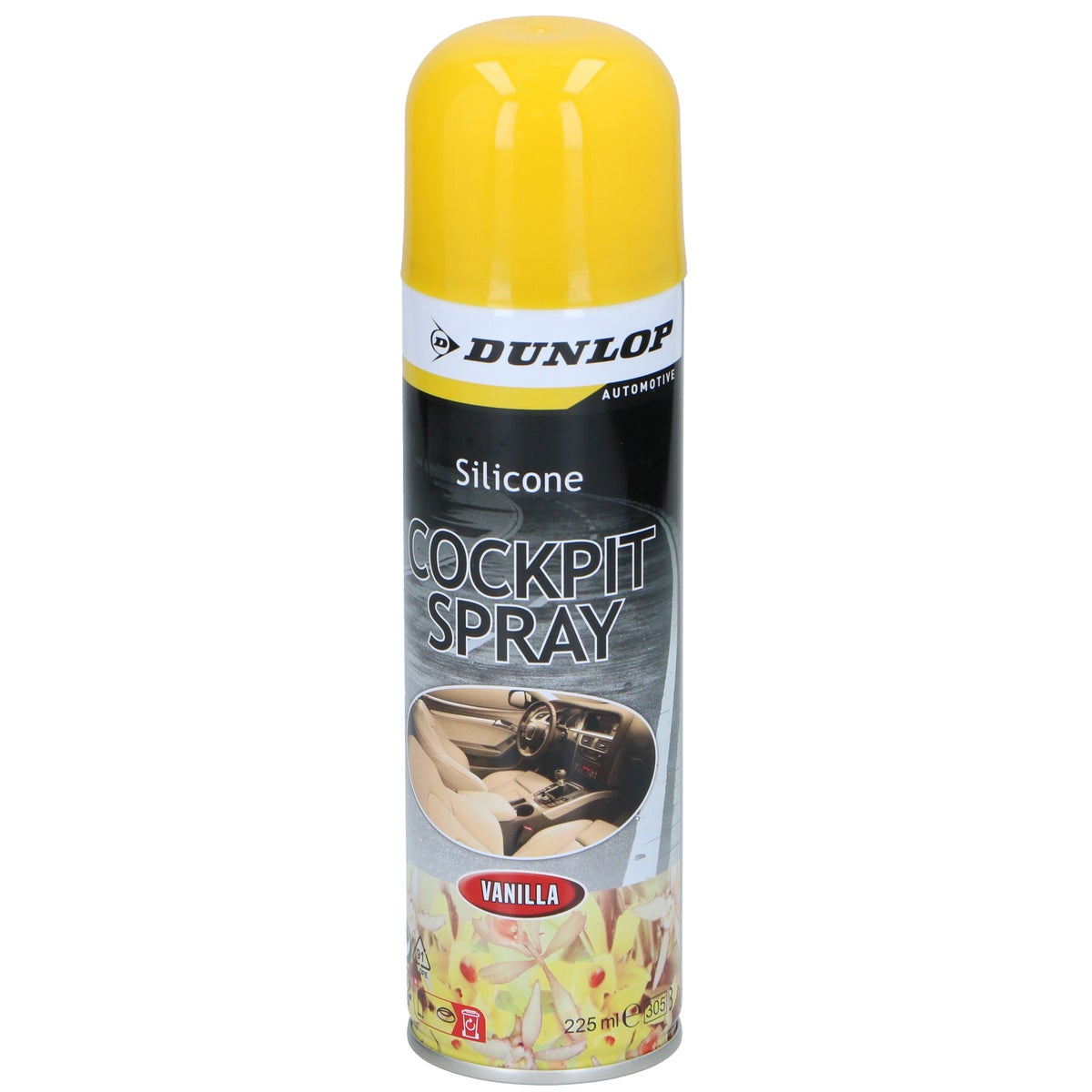 Cockpit spray 225ml assorti Dunlop Cockpit spray 225ml assorti Dunlop