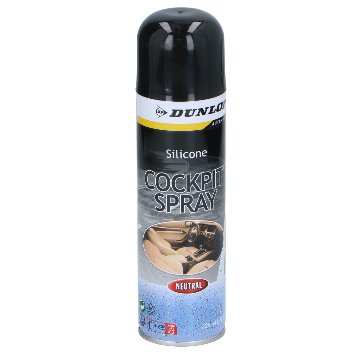 Cockpit spray 225ml assorti Dunlop Cockpit spray 225ml assorti Dunlop