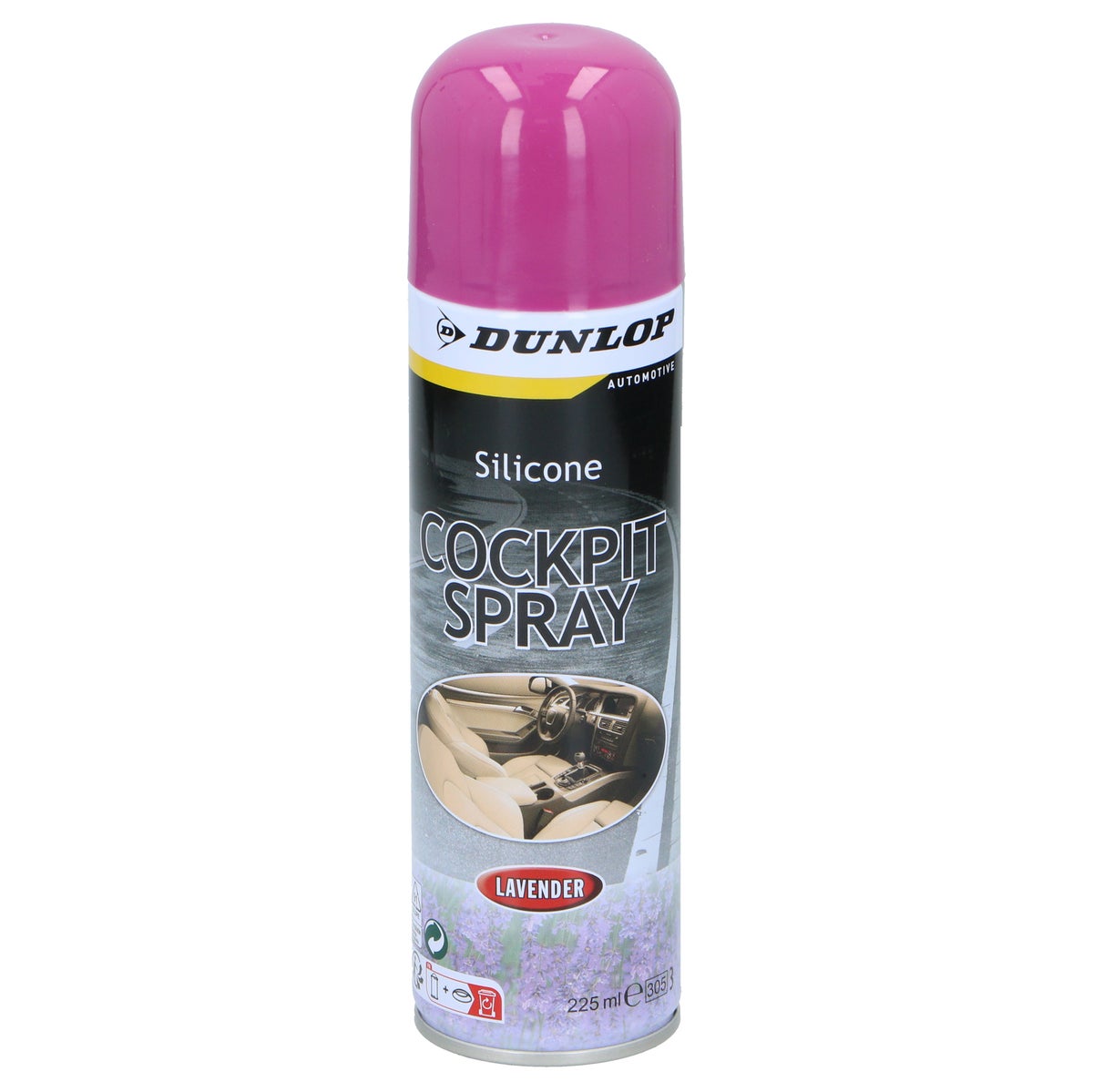 Cockpit spray 225ml assorti Dunlop Cockpit spray 225ml assorti Dunlop
