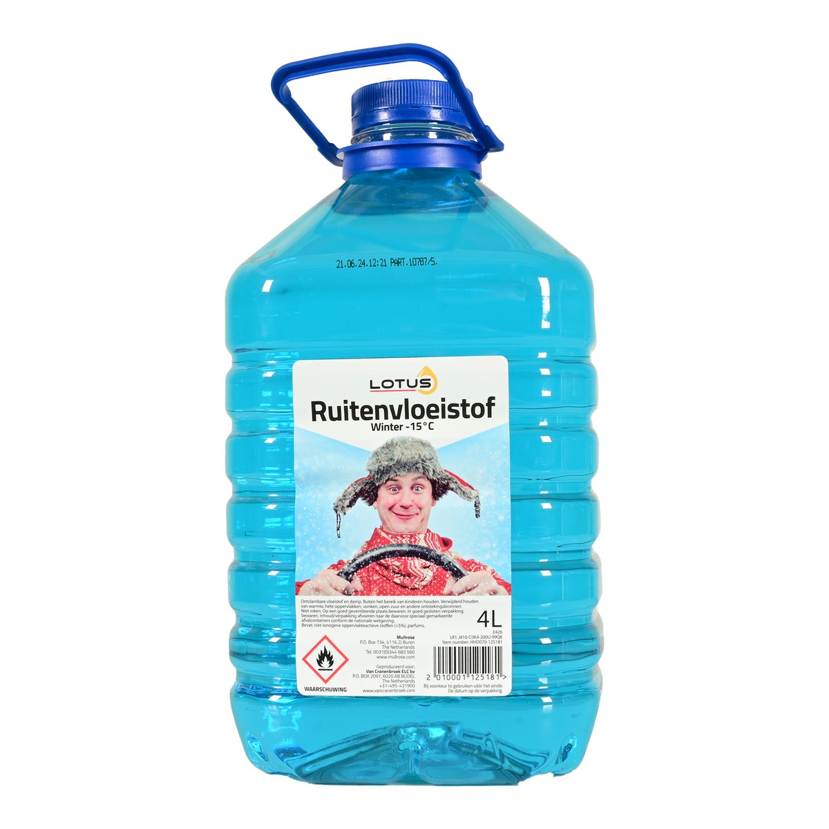Ruitenvloeistof antivries -15C 4L Lotus Ruitenvloeistof antivries -15C 4L Lotus