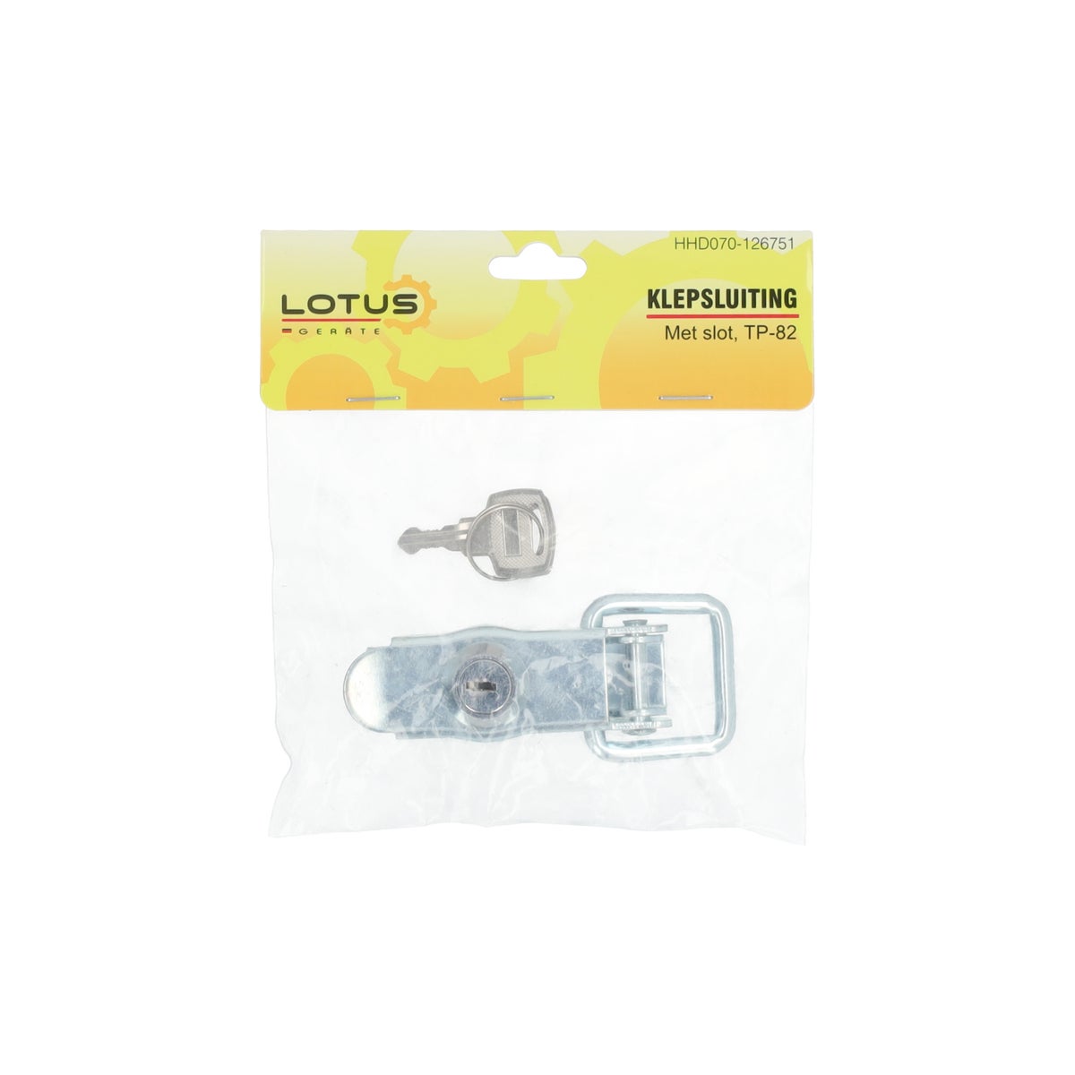 Klepsluiting met slot TP-82 Klepsluiting met slot TP-82