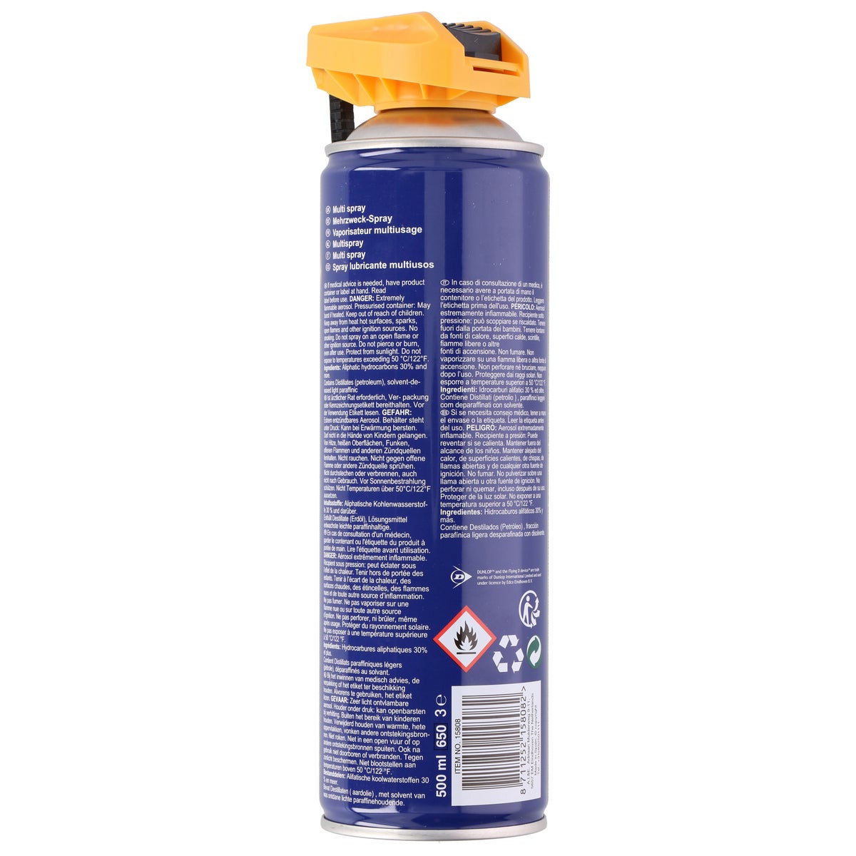 Multispray 500ml Dunlop Multispray 500ml Dunlop