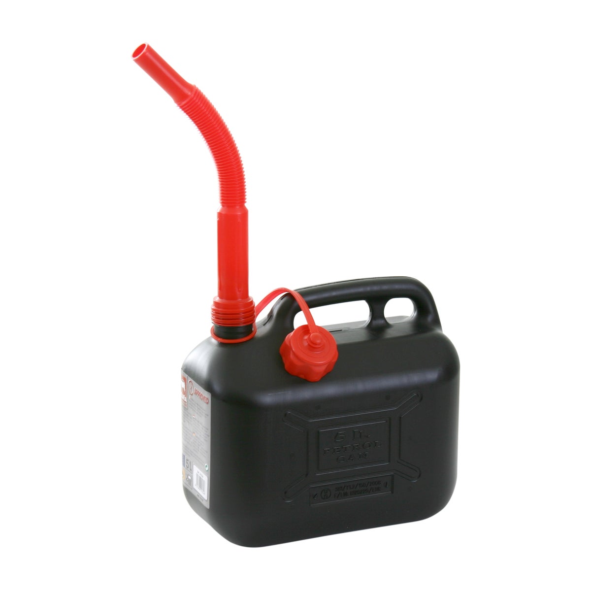 Jerrycan 5L zwart Deura Jerrycan 5L zwart Deura