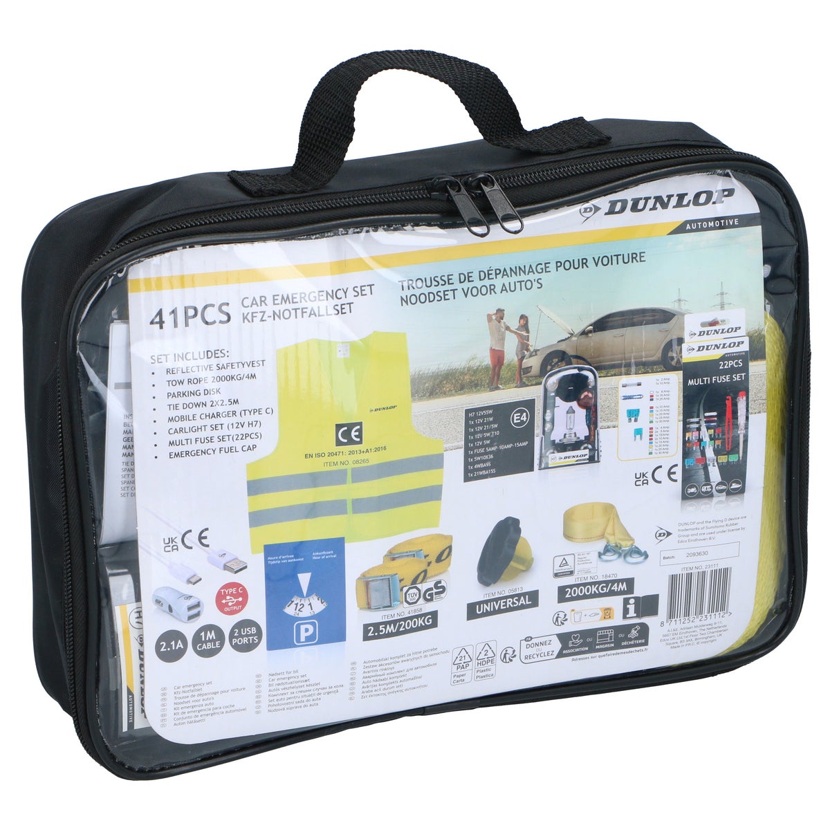 Noodset auto 41-delig Dunlop Noodset auto 41-delig Dunlop