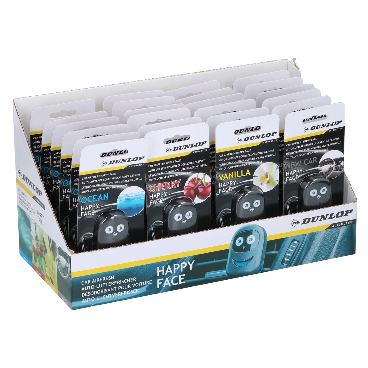 Luchtverfrisser happy face Dunlop Luchtverfrisser happy face Dunlop