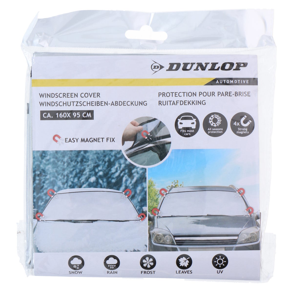 Beschermhoes autoraam magn 160x95cm Dunlop Beschermhoes autoraam magn 160x95cm Dunlop