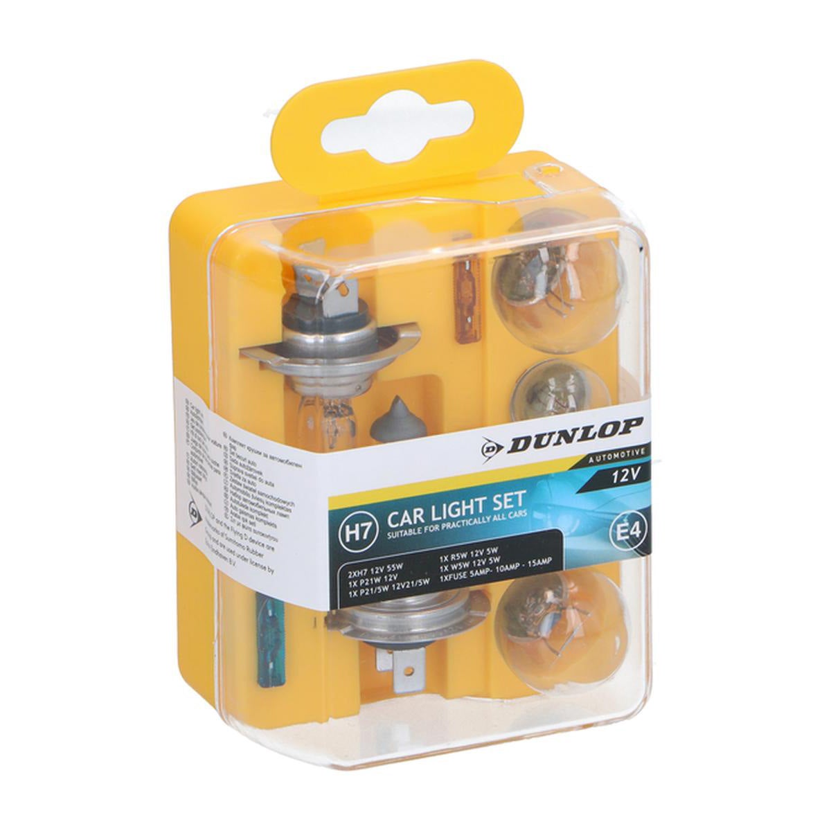 Autolampenset H7 9-delig Dunlop Autolampenset H7 9-delig Dunlop