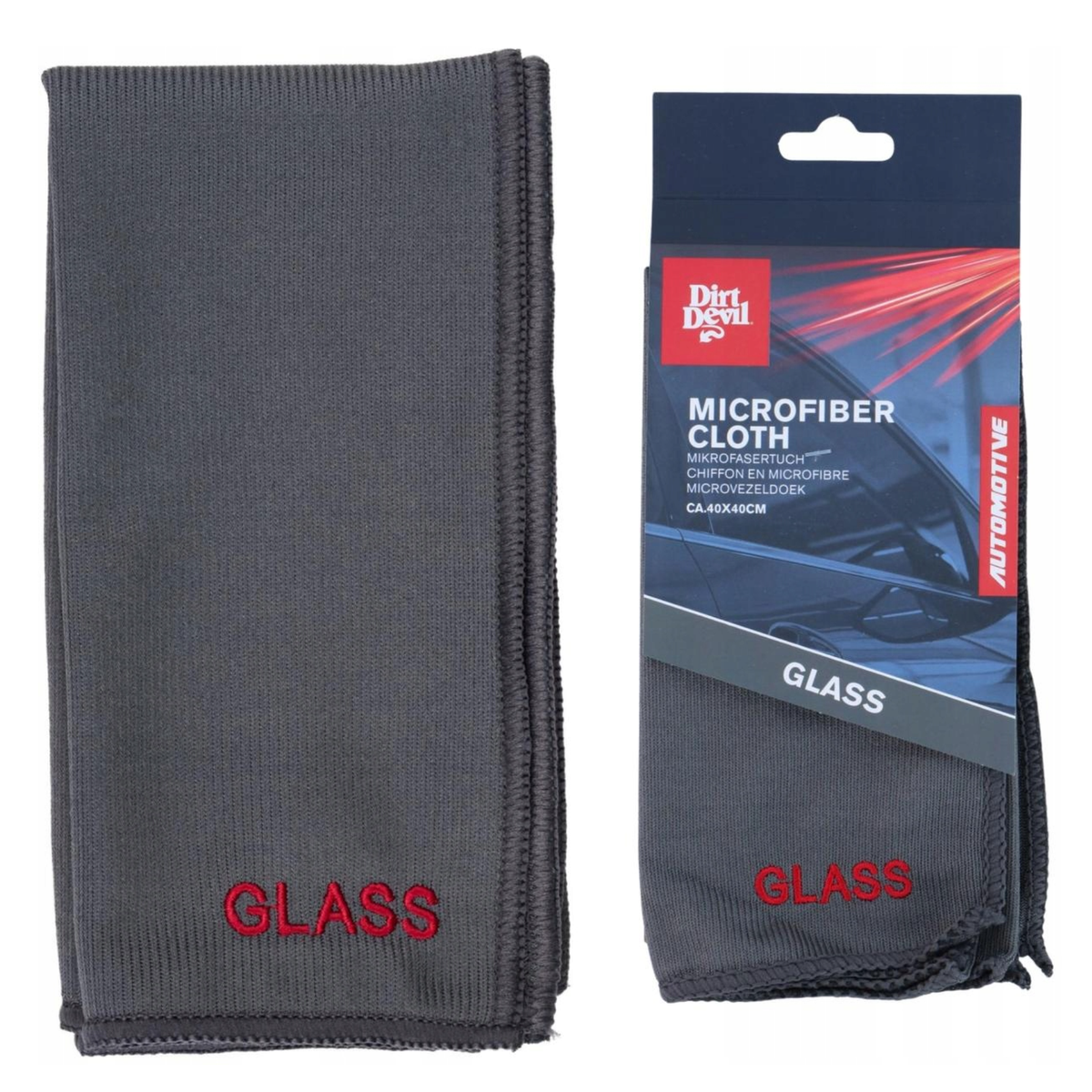 Microvezeldoek glas 40 x 40 cm Dirt Devil Microvezeldoek glas 40 x 40 cm Dirt Devil