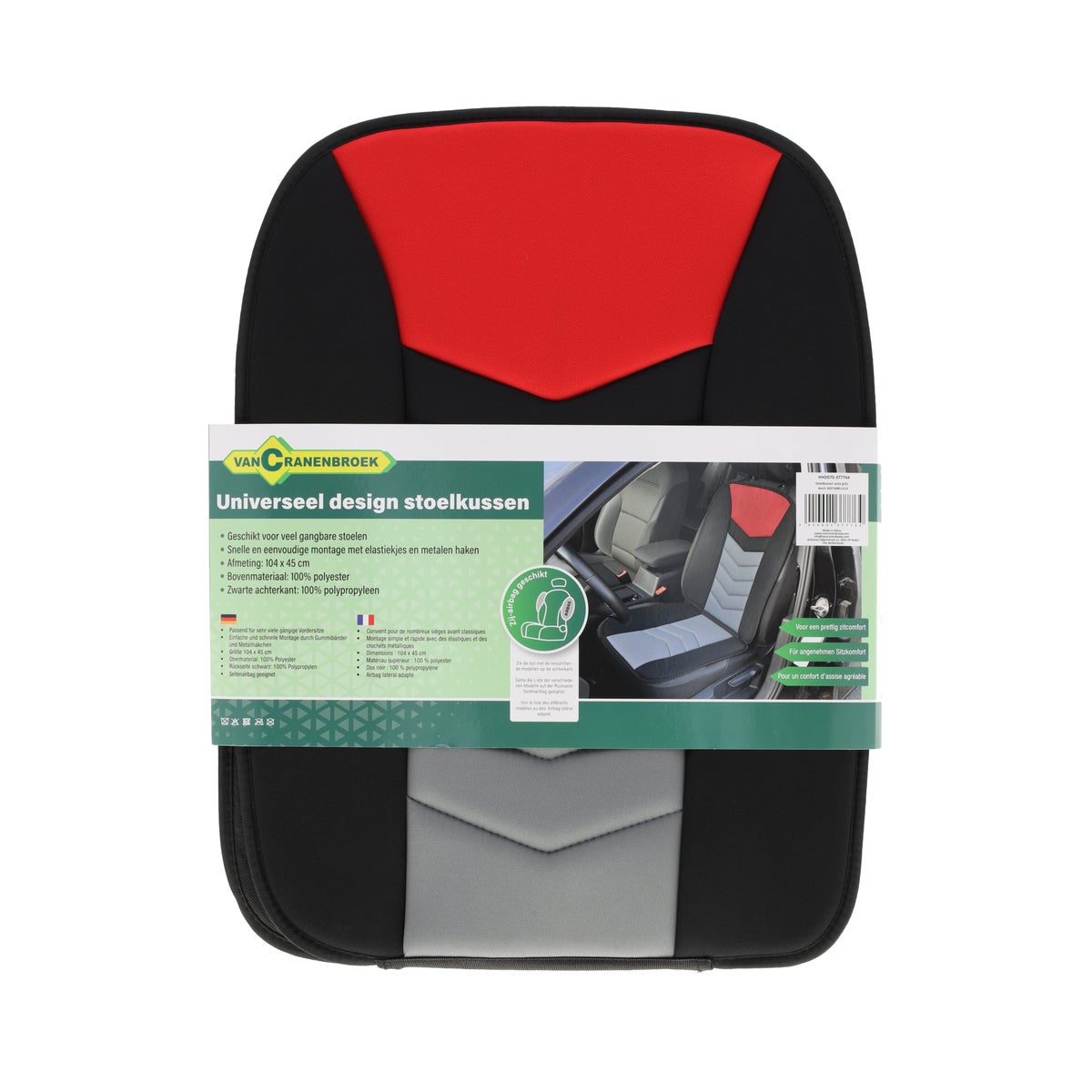 Stoelkussen auto grijs Stoelkussen auto grijs