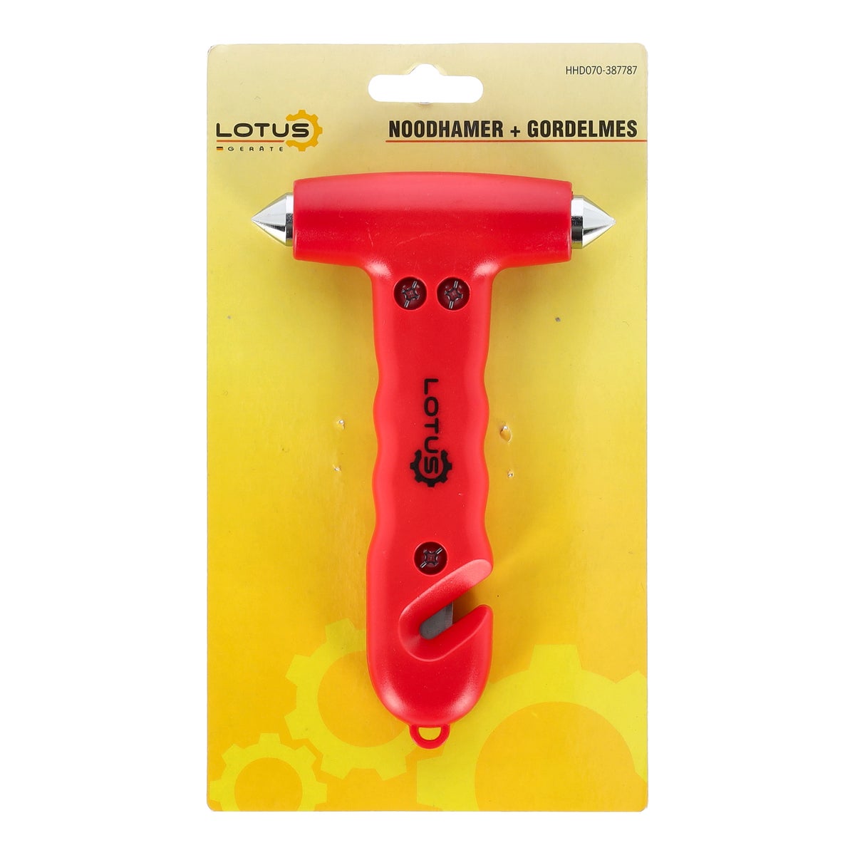 Noodhamer met gordelmes Lotus Noodhamer met gordelmes Lotus