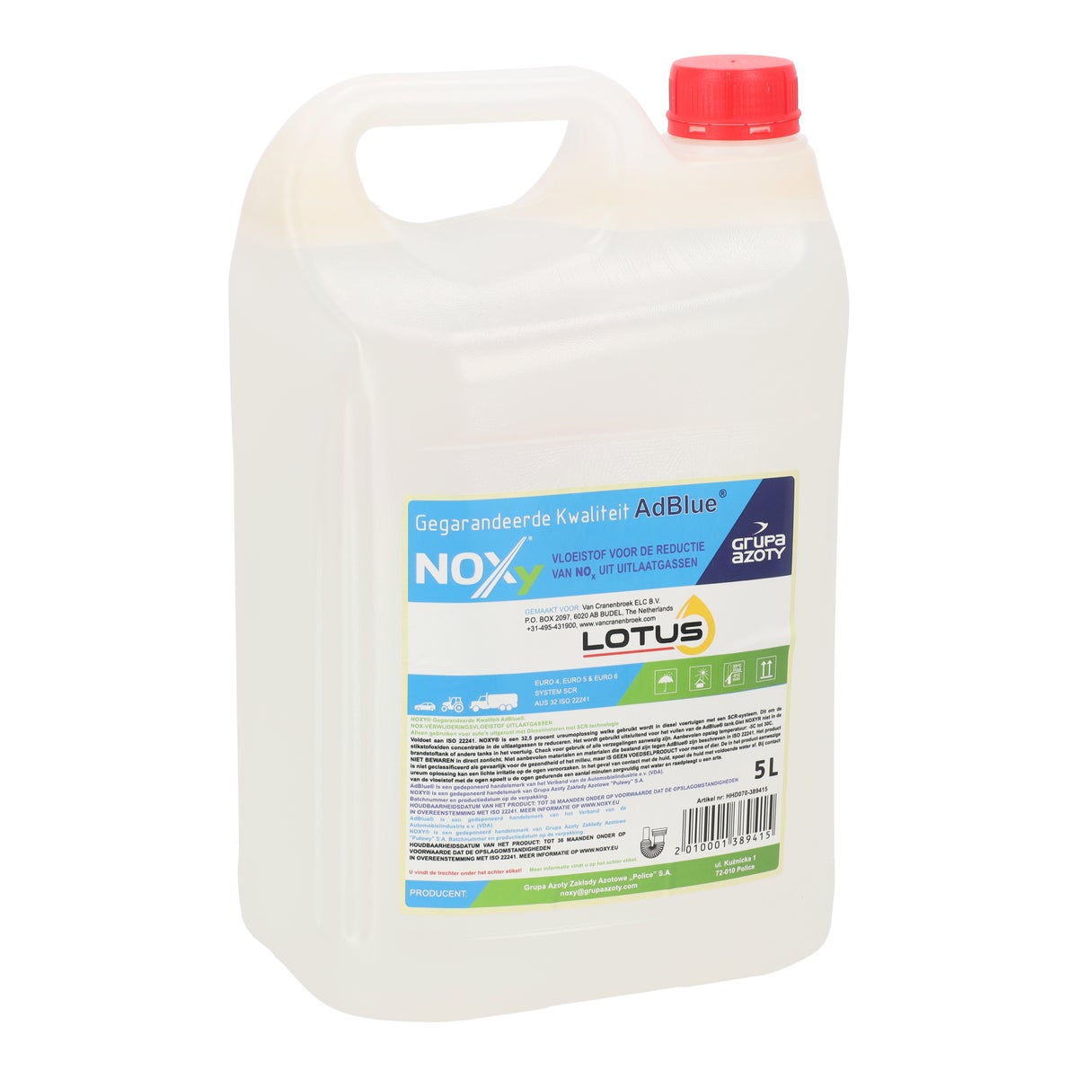 AdBlue 5L met schenktuit Lotus AdBlue 5L met schenktuit Lotus