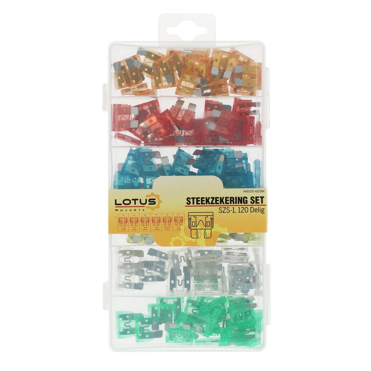 Steekzekering set SZS-1 120-delig Lotus Steekzekering set SZS-1 120-delig Lotus