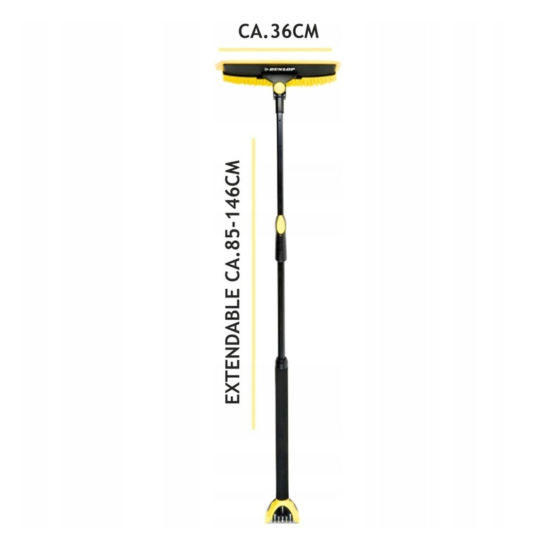 Ijskrabber zwart/geel 85-146 cm Ijskrabber zwart/geel 85-146 cm