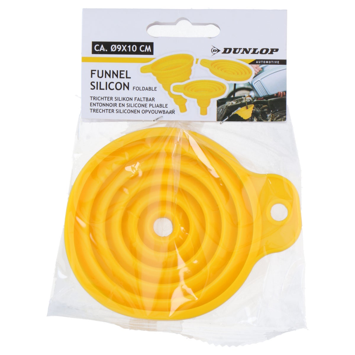 Trechter vouwbaar geel Dunlop Trechter vouwbaar geel Dunlop