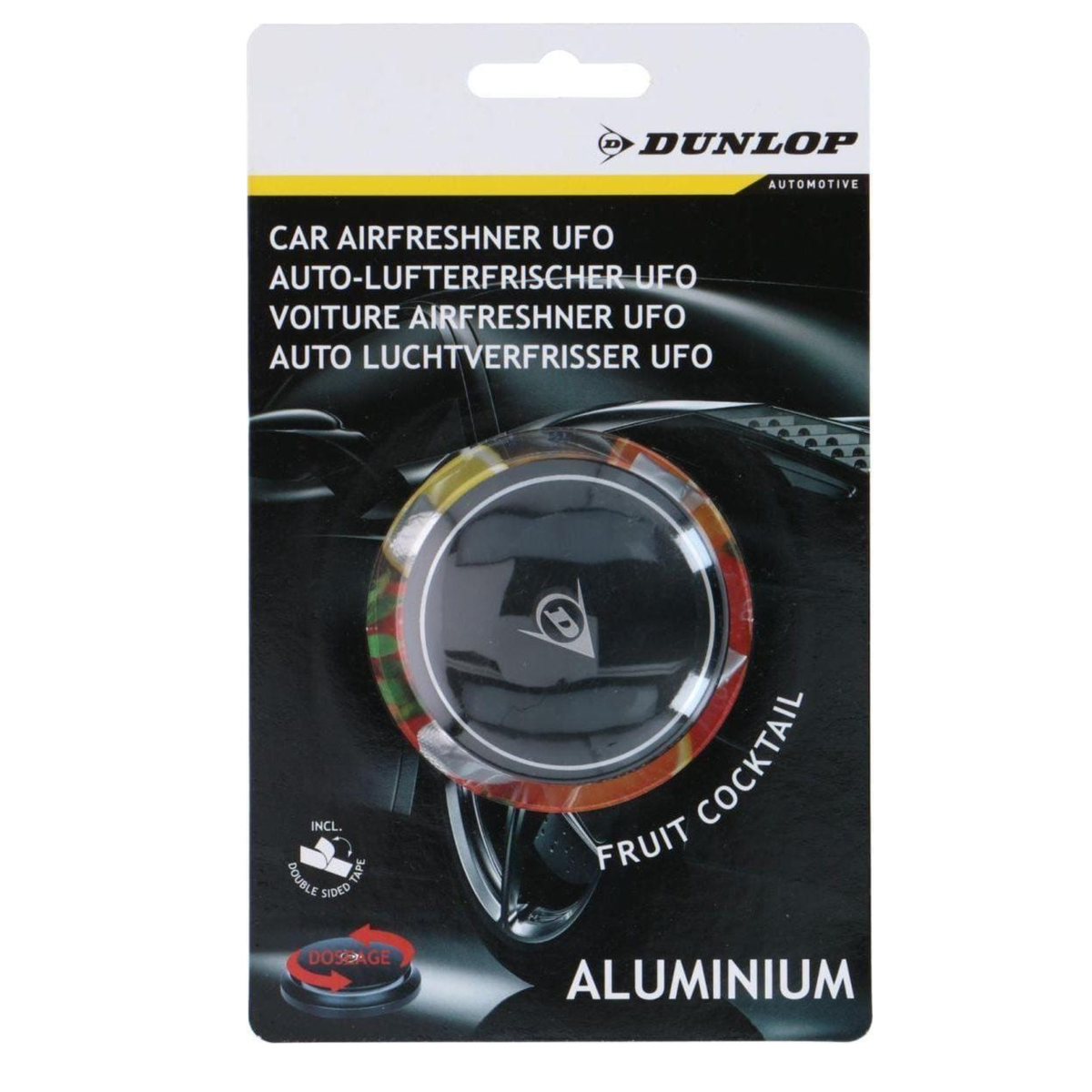 Auto luchtverfrisser fruit cocktail Dunlop Auto luchtverfrisser fruit cocktail Dunlop