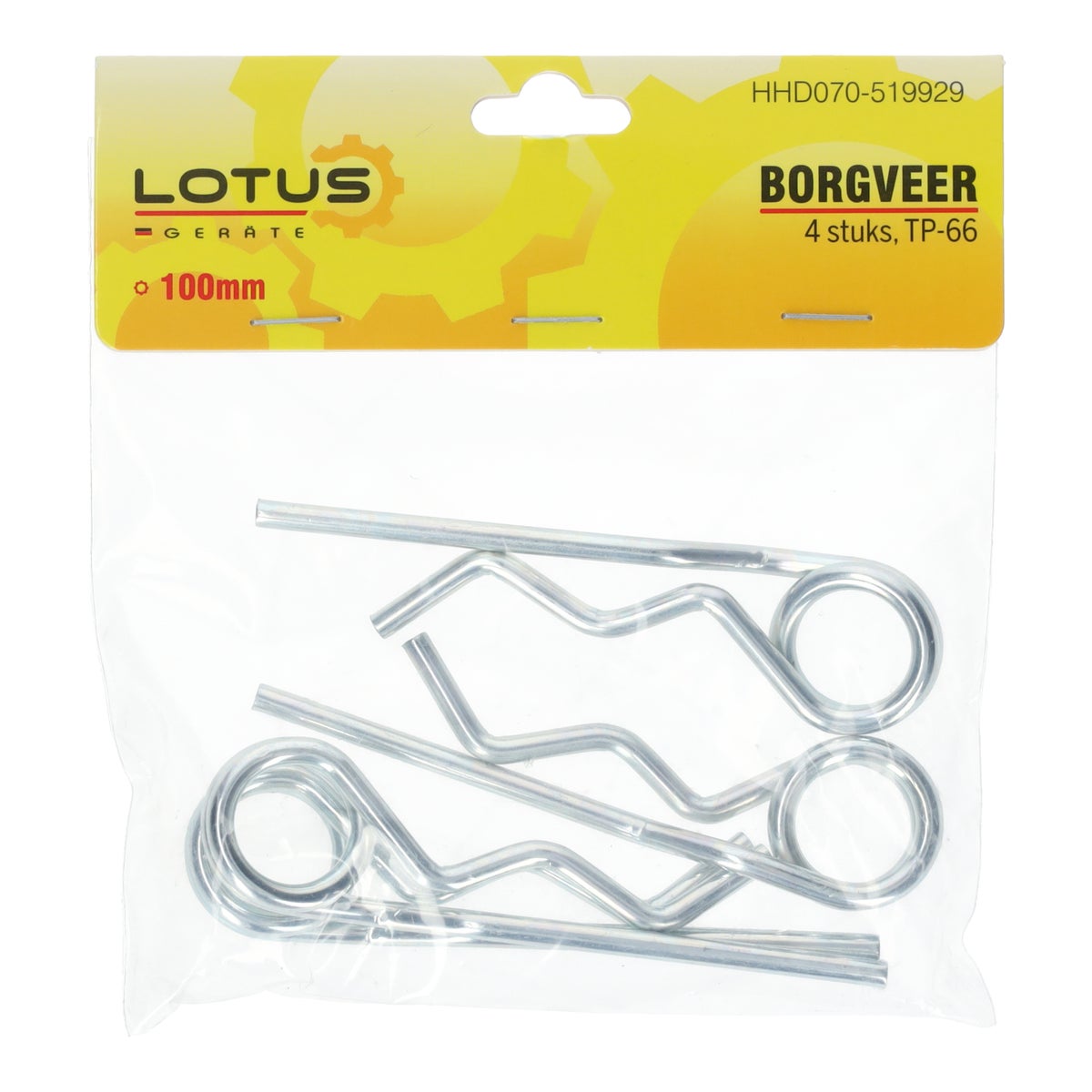 Borgveer dubbel 100 mm 4st TP-66 Borgveer dubbel 100 mm 4st TP-66